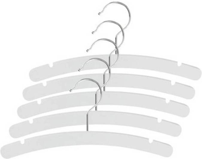 HEMA 5 pak Baby Kledinghangers(wit )