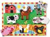 Melissa & Doug Chunky boerderij dieren houten vormenpuzzel 7 stukjes online kopen