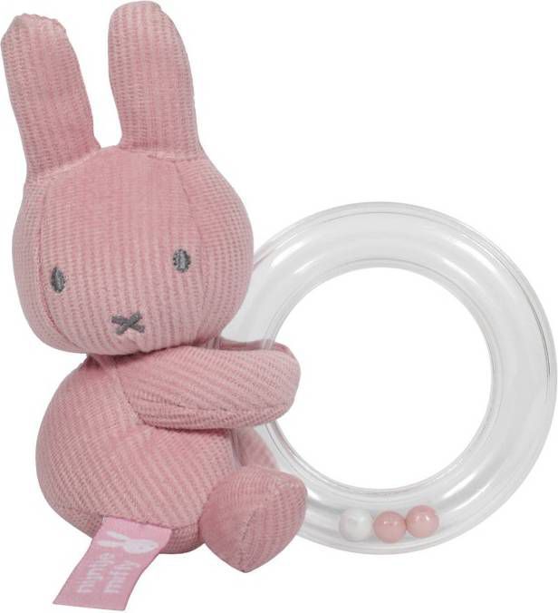 Tiamo Nijntje Ringrammelaar Roze Babyrib