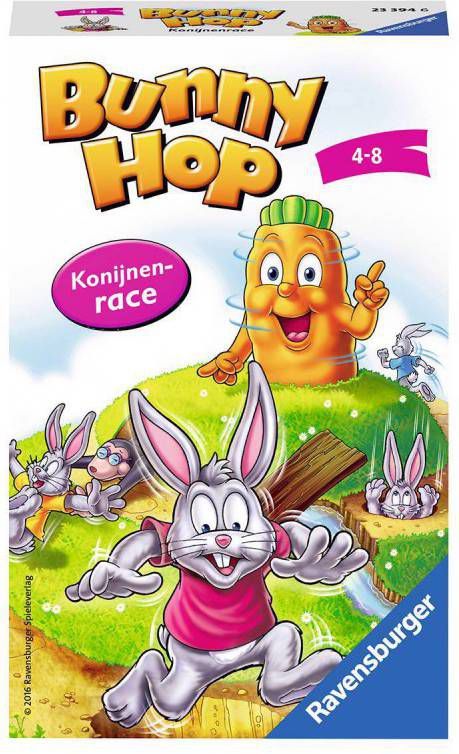 Ravensburger Bunny Hop Konijnenrace Reisspel