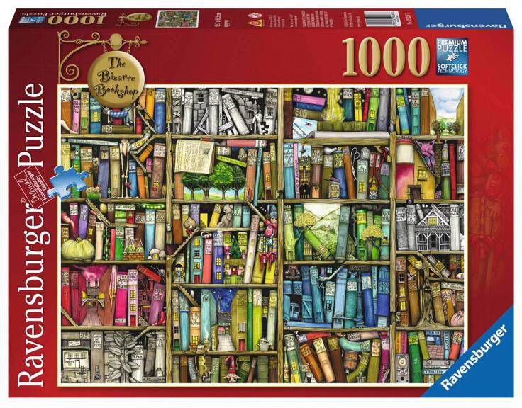 Ravensburger Puzzel Colin Thompson The Bizarre Bookshop 1000 Stukjes