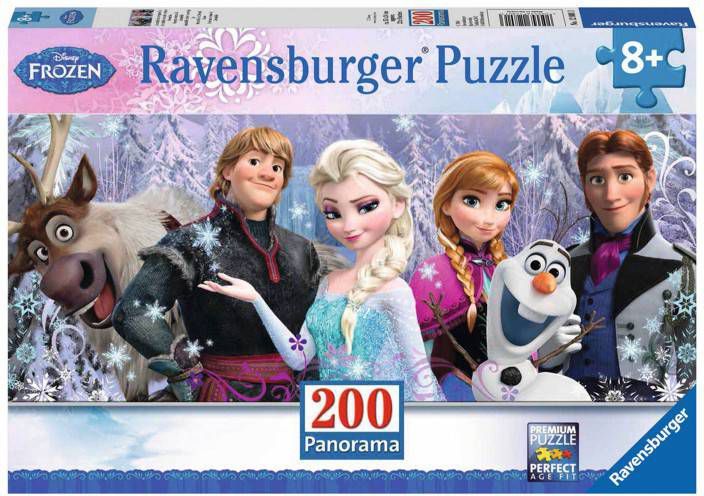 Ravensburger  Puzzel XXL 200 delen Disney Frozen, Arendelle in eeuwig ijs