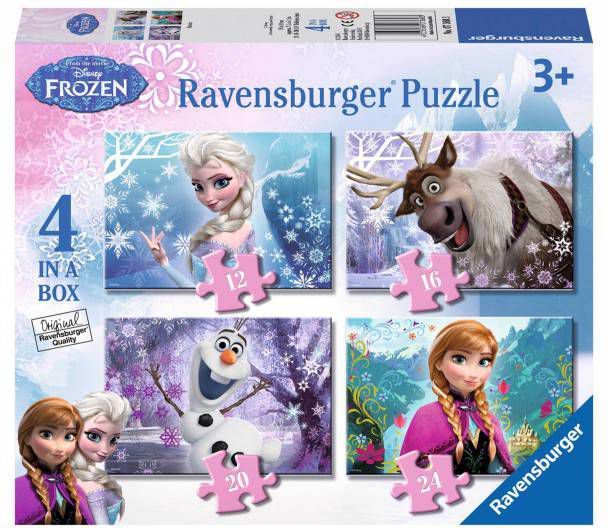 Ravensburger Disney Frozen vier legpuzzel 72 stukjes
