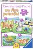 Ravensburger Mijn Eerste Puzzel Schattige Huisdieren 2 + 4 + 6 + 8 Stukjes online kopen