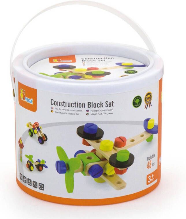 Viga Toys Constructie Set 48 delig Bouwstenen Vigatoys online kopen