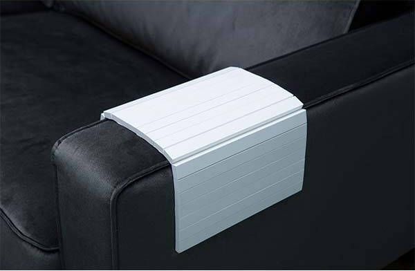 WOOOD Armleuning flexibel dienblad wit