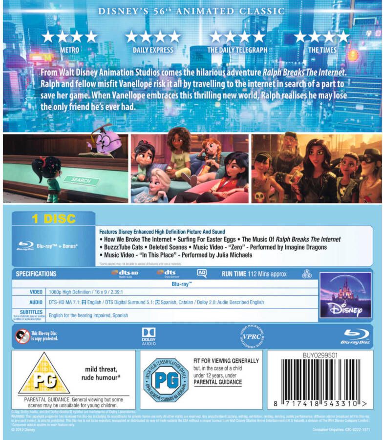 Disney Ralph Breaks The Internet